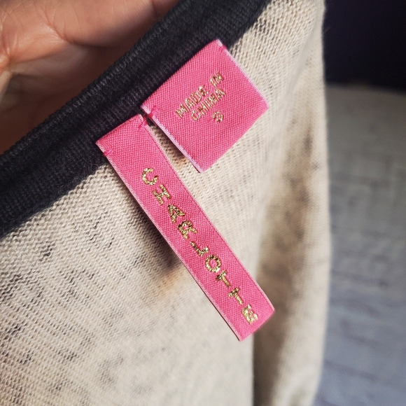 Charlotte Tarantola Leopard Print Embellished Cardigan Sweater Silk Angora Small - Picture 7 of 11